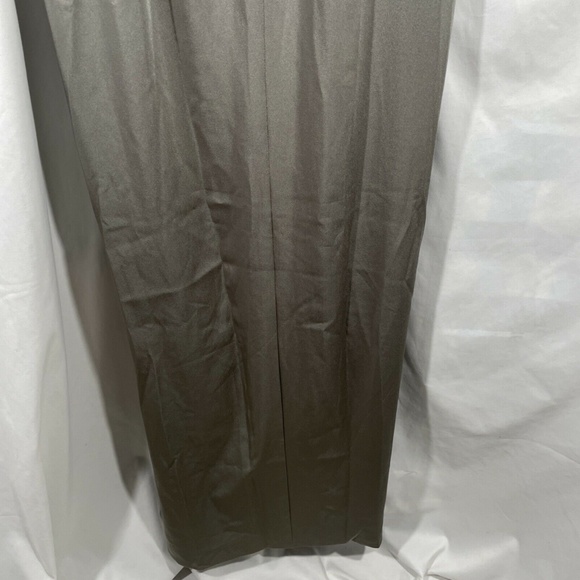 NEW La Femme [SZ 4 ] Surplice Off‎ the Shoulder Column Gown in Pewter - Picture 12 of 12